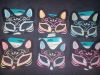 Hats / Tiara's / Masks - Cat  Eyemask with pattern